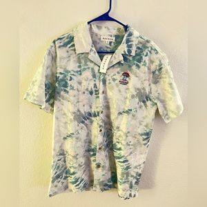 Button down shirt with mushroom